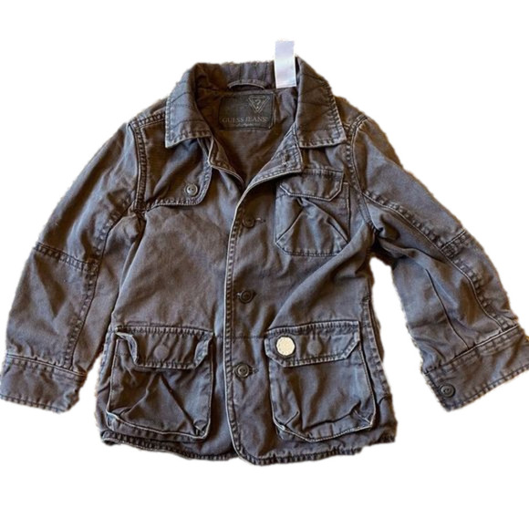 Guess Girls 3T Grey Denim Jacket - Picture 1 of 6
